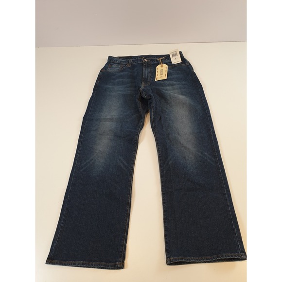 Lucky Brand Jeans Mens 32x32 Blue Classic Fit Bootleg Mid Rise Relaxed Denim - Picture 1 of 15